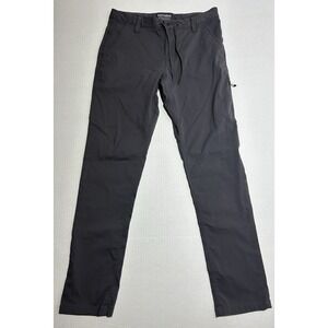 686 Pants Mens 32x32 Grey Everywhere ECO Slim Fit Nylon Hiking Zip Pockets EUC